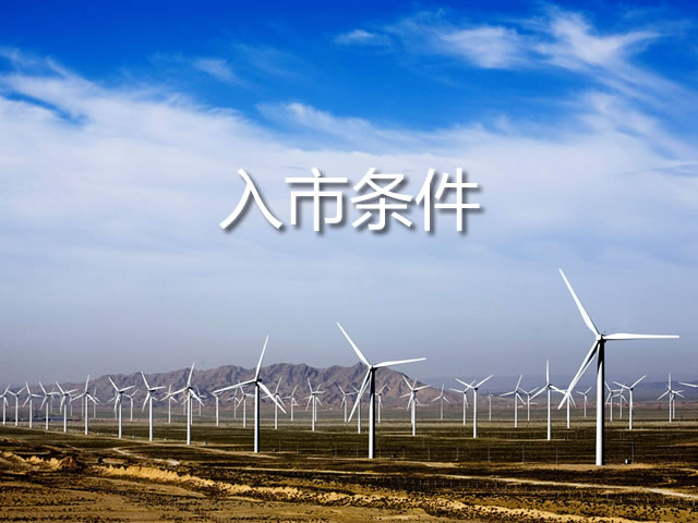 入市条件